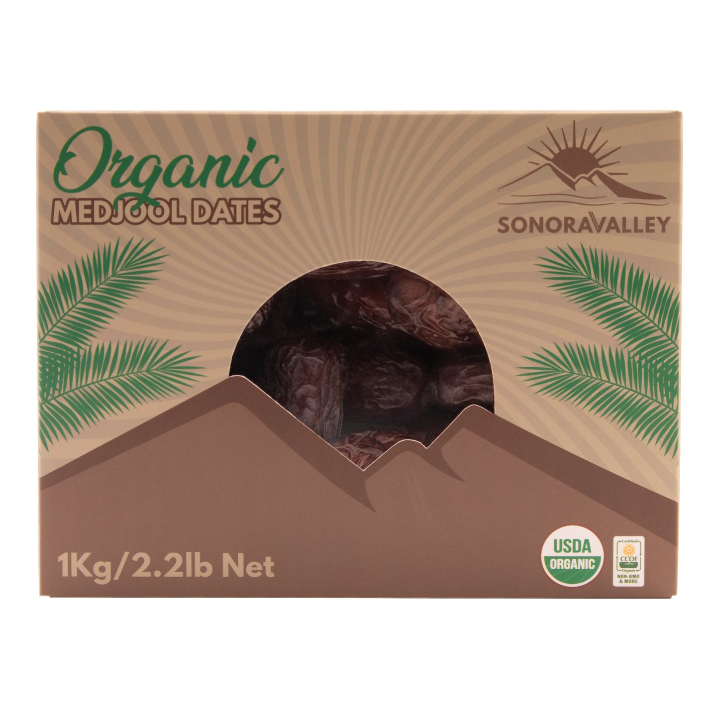 Dátil Medjool Organico 1kg / 2.2 libras